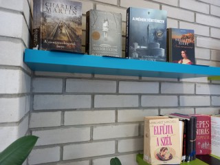 A kihelyezett könyvek a Témánál vagyunk polcon