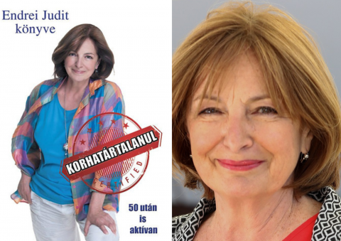 A szerző fotója és a könyv borítója