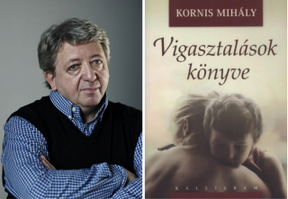 a szerző fotója és a könyv borítója