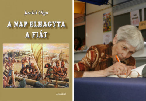 a szerző fotója és a könyv borítója