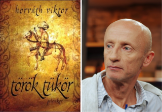 A szerző és a könyv borítója