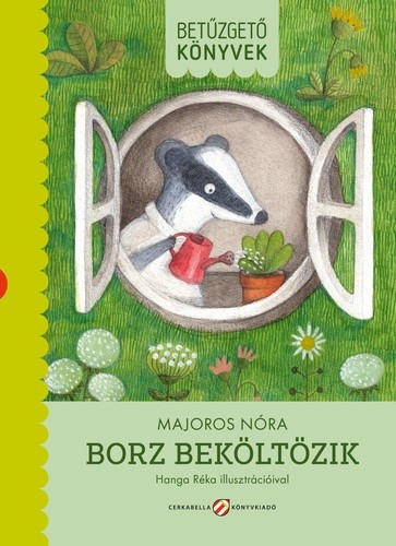 Majoros Nóra: Borz beköltözik (könyvborító)