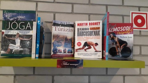 A kihelyezett könyvek a Témánál vagyunk polcon