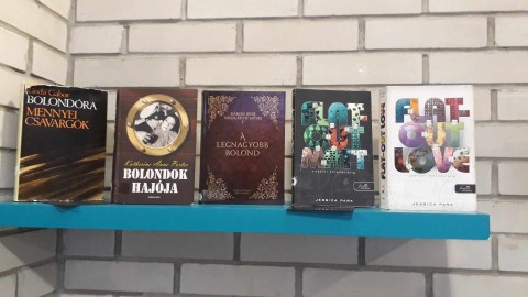 A kihelyezett könyvek a Témánál vagyunk polcon