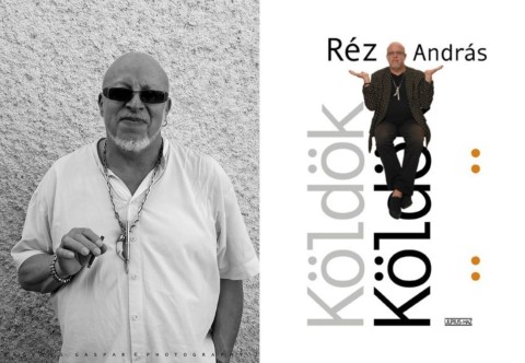 A szerző fotója és a könyv borítója