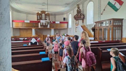 A református templomban