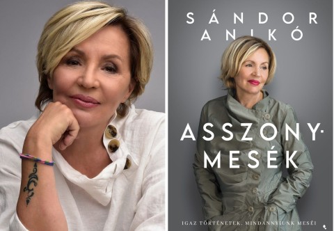 A szerző fotója és a könyv borítója