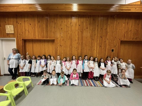 A görhegyúrásra kész csapat.