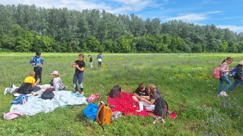 Egy kis piknikre is jutott idő.