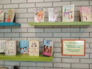 A kihelyezett könyvek a Témánál vagyunk polcon