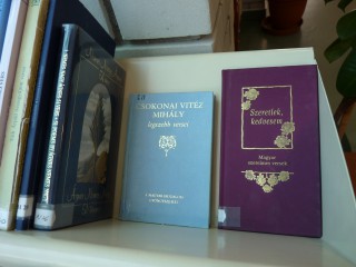 A kihíváshoz kihelyezett könyvek könyvtárunkban