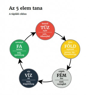 Az öt elem tana - TŰZ-FÖLD-FÉM-VÍZ-FA