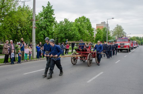 Tűzoltó felvonulás