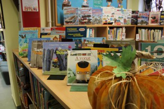 Kihelyezett könyvek a gyermekkönyvtárban