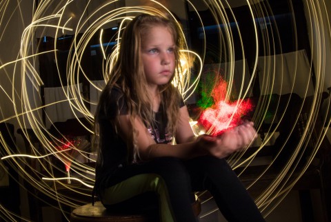 Portrékészítés fényfestéssel