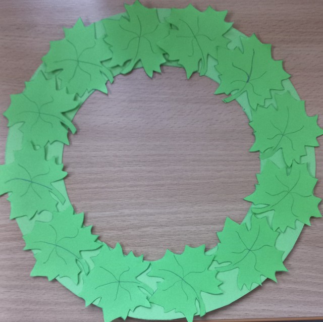 Az ablakdísz elkészítésének fázisai