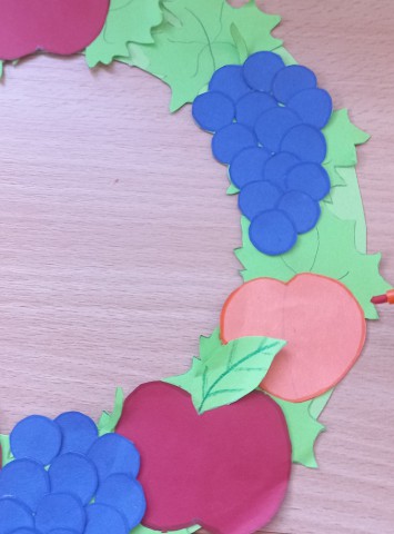 Az ablakdísz elkészítésének fázisai