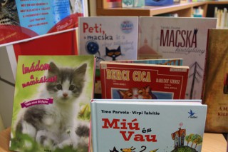 Kihelyezett könyvajánló a gyermekkönyvtárban