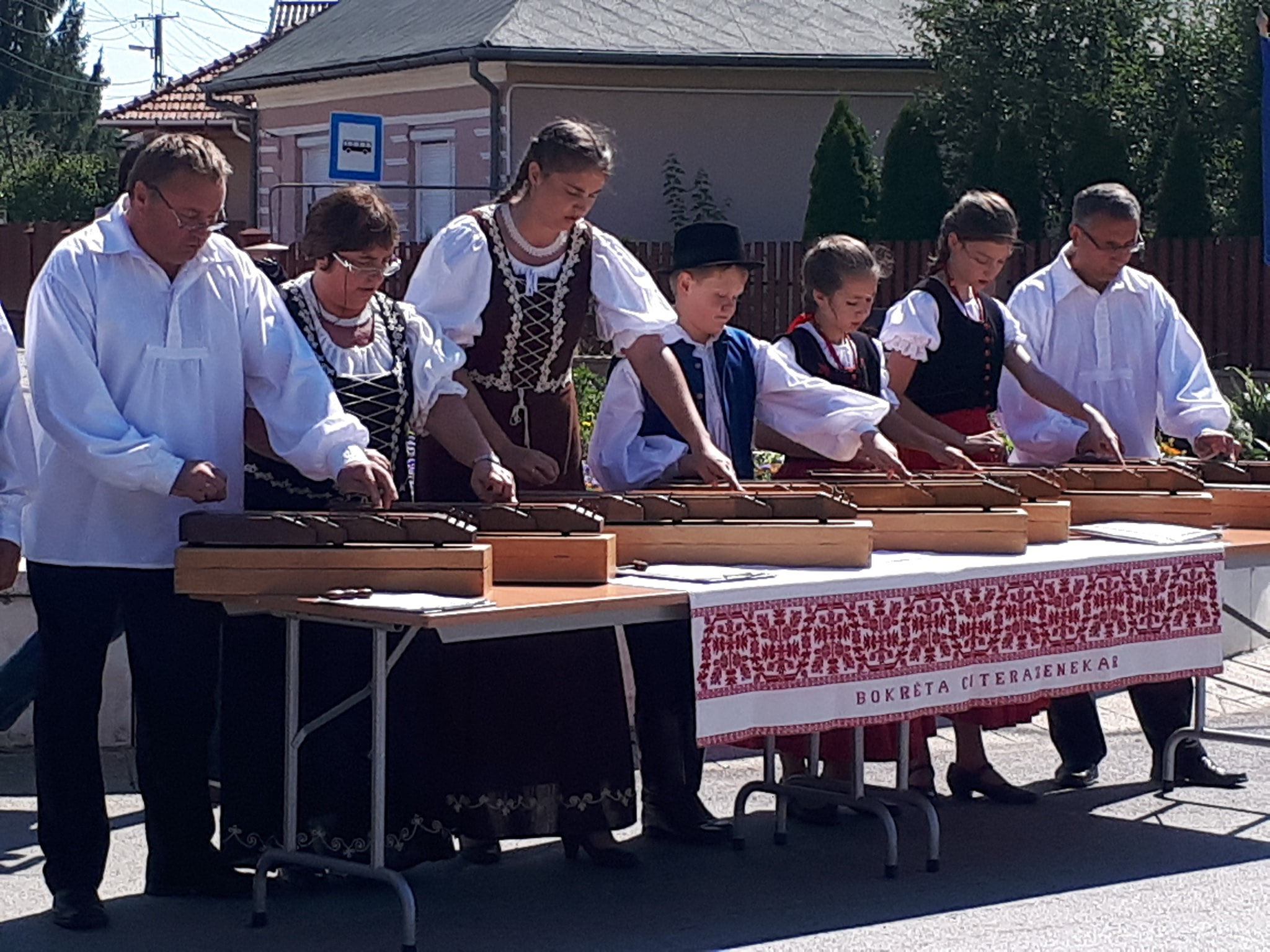 Bokréta Citerazenekar fellépése augusztus 20-án
