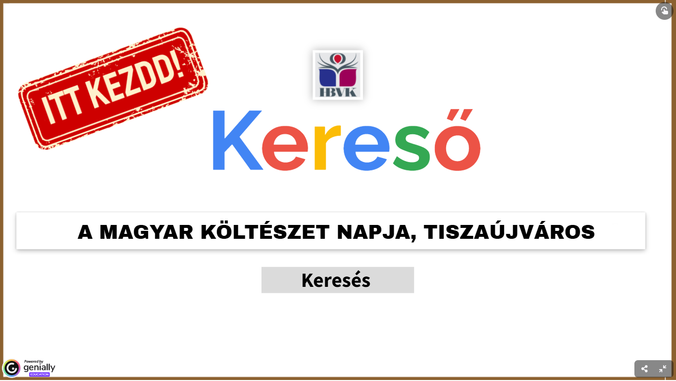 Indítsd el az e-Learningot!