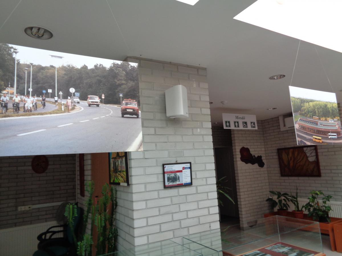 Városunk közlekedése - kiállítás a könyvtárban