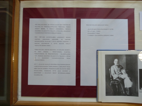 A kiállítás képei a könyvtárban